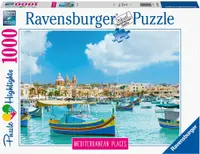 Puzzle Ravensburger din 1000 de piese - Mediterranean Malta