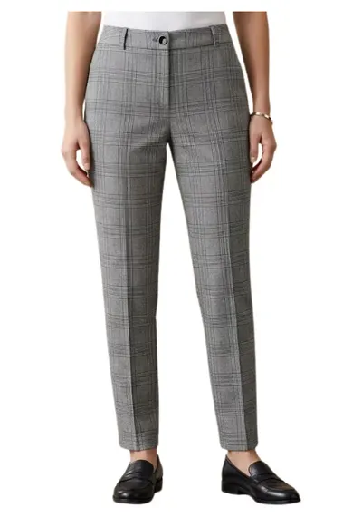 Pantaloni Chino cu imprimeu in carouri Prince