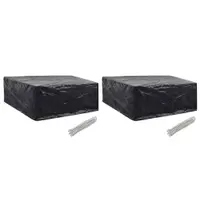 Gossi huse mobilier gradina, 2 buc., 260 x 260 x 90 cm, 10 ocheti