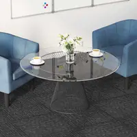vidaXL Placă de carpetă Gri cărbune 50 x 50 cm 20 buc. PP și bitum