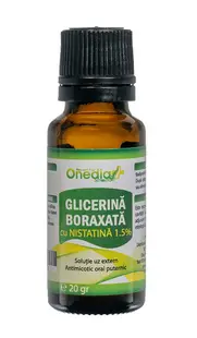 Glicerina boraxata cu nistatina 1.5%, 20g, Onedia