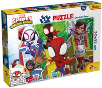 Puzzle cu două fețe Lisciani de colorat din 24 piese - Asta este o echipa!