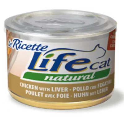 Hrana Umeda Pisici, Life Cat, Pui, Ficat & Morcov, 150 g