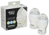 Biberoane Vital Baby - Anti-Colic, 240 ml, 0+ luni, 2 buc.