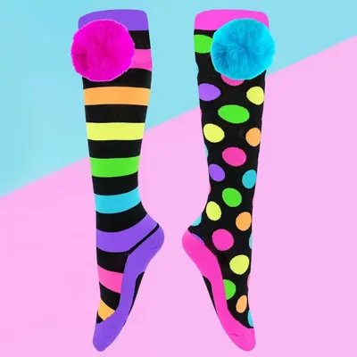 Șosete lungi colorate Madmia pentru fete fantasy Liquorice 6-99 ani