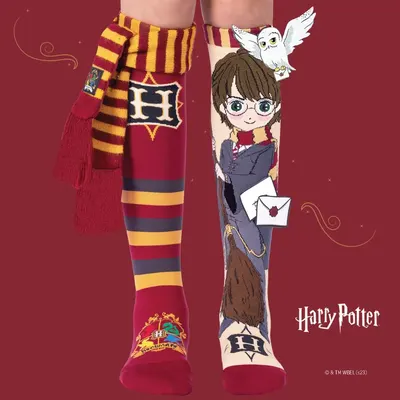 Șosete lungi colorate Madmia unisex Harry Potter 6-99 ani