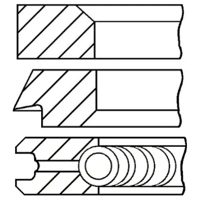 Set segmenti piston GOETZE ENGINE 08-437000-00