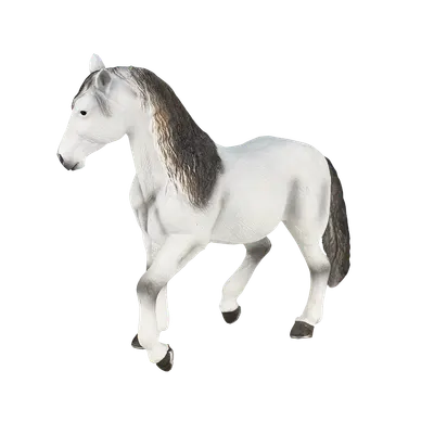 Figurina Mojo, Armasar Andaluz, Gri
