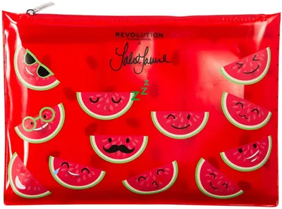 Revolution Skincare x Jake Jamie Set șervețele microfibra Watermelon, cu geantă, 3 bucăți