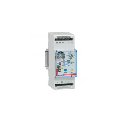Residual current relay - to clip on rail - 2 module
