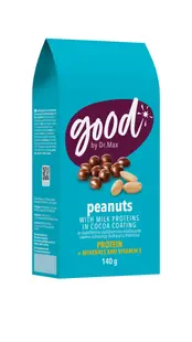 Good by Dr. Max® Arahide glazurate in cacao, 140g