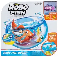Jucarie pentru copii Zuru - Robo fish in acvariu, roza