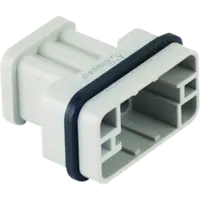 Contector industrial Tata - 32X13 - 17P + E 10A 250V / 4kV / 3 - CRIMP CONNECTION - GRI