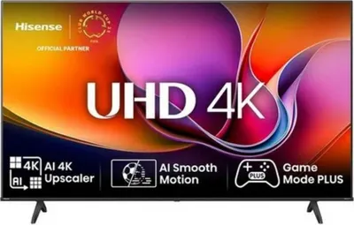 Televizor smart Hisense - 43A6Q, 43'', 4K Al Upscaler, UltraHD, DLED, HDR10+, DTS Virtual, 2x7W, negru