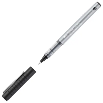 Roller Faber-Castell Free Ink - 0.5 mm, negru