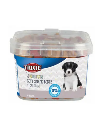 TRIXIE Junior Soft Snack Bones gustări moi pentru căței cu calciu 140 g