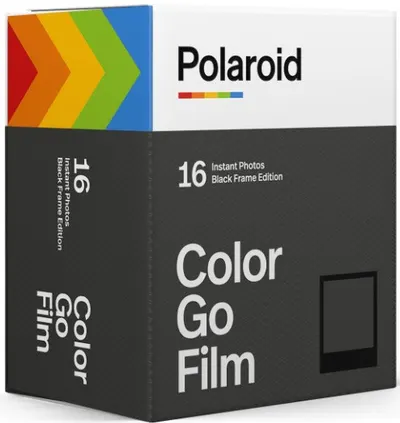 Film Polaroid - Go film, Double Pack, Black Frame Edition