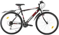 Bicicletă de munte cu viteze Velotec - Pro, 26", 480 mm, negru/roşu