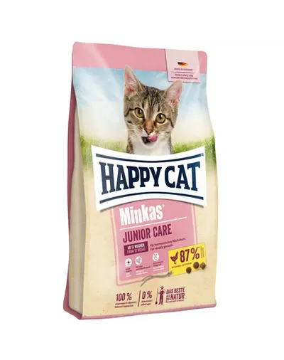 HAPPY CAT Minkas Junior Care, hrana uscata pentru pisoi, cu pui, 10 kg