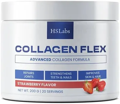 Collagen Flex, căpșună, 200 g, HS Labs