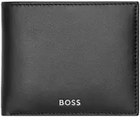 Portofel pentru bărbați Hugo Boss Classic Smooth - protecție RFID, cu suport pentru monede, negru