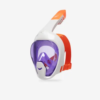 Mască Easybreath de suprafață XS/Copii (6-10 ani) CU HUSĂ MOV Sticlă fumurie