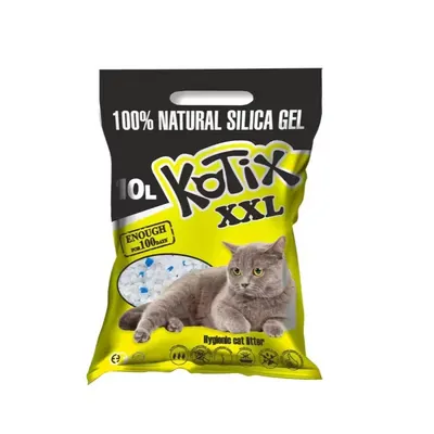 Asternut igienic pentru pisici, silicat, Kotix Normal, 10L/ 4 kg