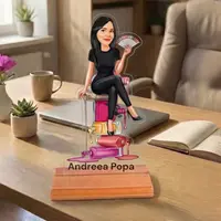 Caricatura pentru Tehnician Unghii - Statueta Personalizata tip Trofeu