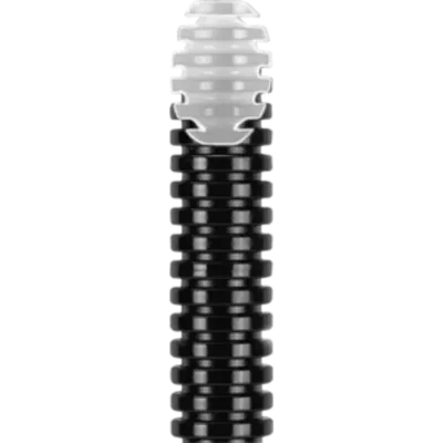 Tub flexibil cu rezistenta Medie Light FKCO -: 40mm - NEGRU
