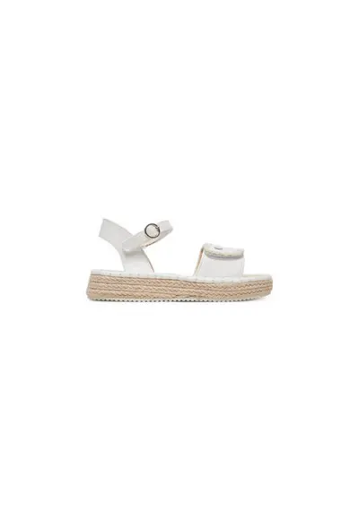 Espadrile fete 45643 Piele ecologica - Alb