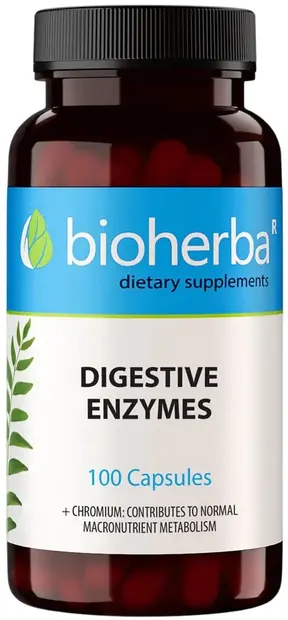 Digestive Enzymes, 100 capsule, Bioherba