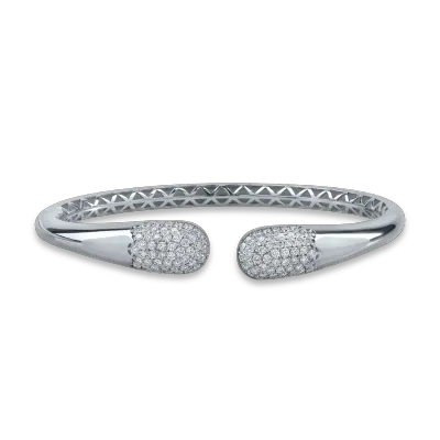 Bratara din aur alb cu diamante de 1.21ct