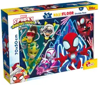 Puzzle cu două fețe Lisciani pentru colorare 35 piese - Spidey
