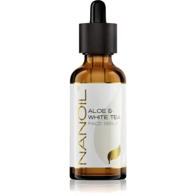 Nanoil Aloe & White Tea ser facial cu aloe vera și ceai verde 50 ml