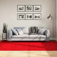 vidaXL Covor „OVIEDO”, fire scurte, roșu, 160x230 cm