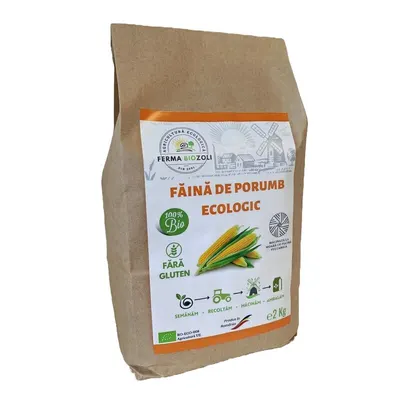 Faina din porumb, bio, 2kg, Ferma BioZoli
