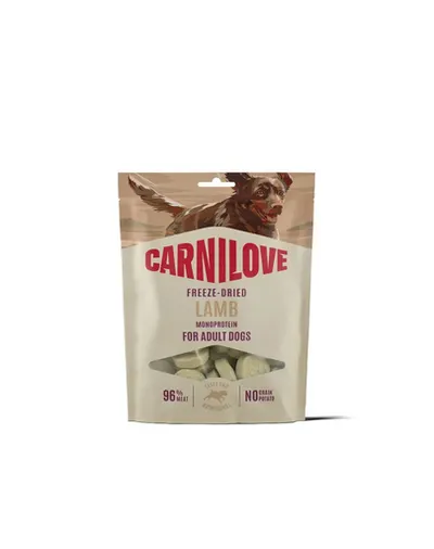 CARNILOVE Freeze-Dried Lamb gustare liofilizată cu miel pentru câini 60 g