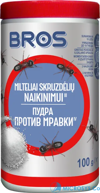 Bros Pudră împotriva furnicilor, 100 g