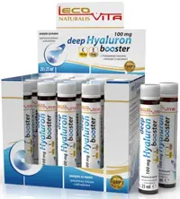 Deep Hyaluron booster, fructe de pădure, 20 de fiole x 25 ml, LecoVita