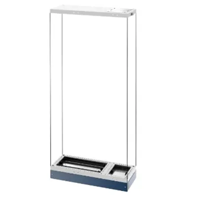 Base and Headboard - Floor-Mounting Tablou Electrics With Side Compartment - Qdx 630 H - (600+300)x400mm