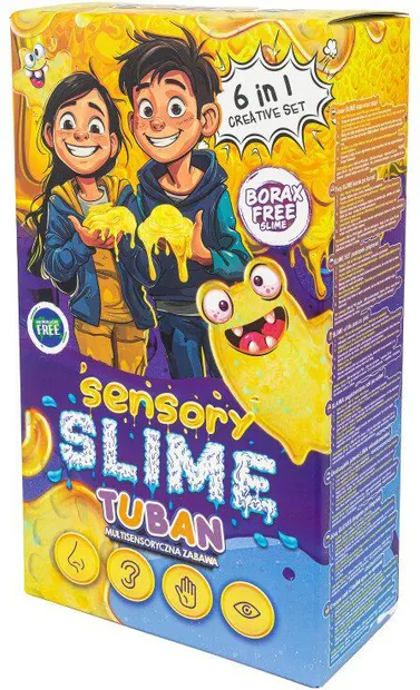 Set creativ 6 în 1 Tuban - Slime senzorial DIY