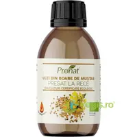 Ulei din Boabe de Mustar Presat la Rece Ecologic/Bio 100ml