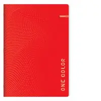 Caiet A5 capsat, 52 file matematica, 70g/mp, coperta carton, rosu