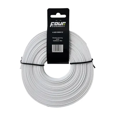 Tresa Cablu FOUR Connect 4-NS10WH12, 10 M, Alb, 12/25 mm