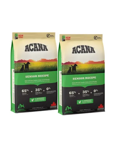 ACANA Senior Dog hrana uscata caini seniori 22.8 kg (2 x 11.4 kg)
