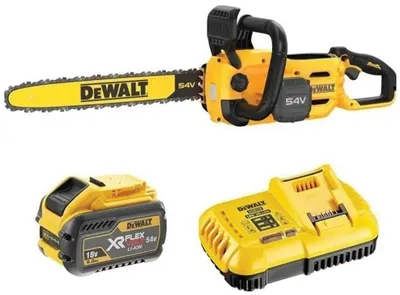 Tăietor de lemne fără fir DeWALT - DCMCS575X1, 54V, 50 cm, cu baterie și încărcător