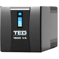 Ups 1600VA/900W LCD TED Line cu stabilizator 4 iesiri schuko TED004642, repornire automata, 2x 9Ah, USB Management