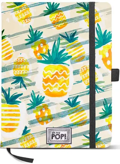 Carnetel cu elastic Karactermania OMP! - Ananas
