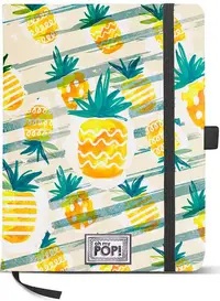 Carnetel cu elastic Karactermania OMP! - Ananas