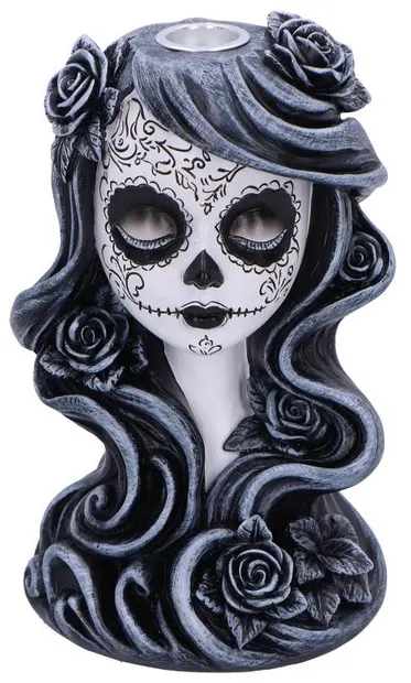 Cădelniţă Nemesis Now Adult: Gothic - Flor de Muerte, 16.5 cm
